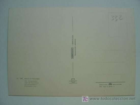 Postales: POSTAL ANDORRA - REF. K-332 - Foto 2