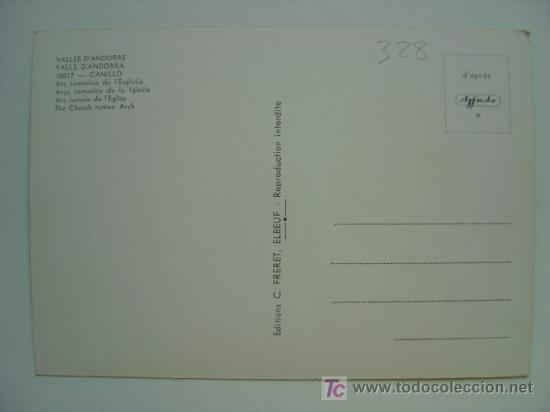 Postales: POSTAL ANDORRA - REF. K-328 - Foto 2
