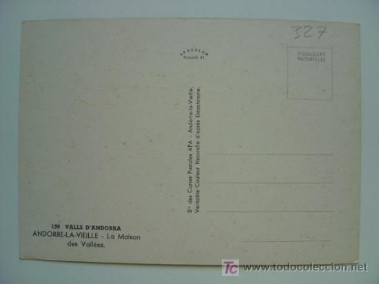 Postales: POSTAL ANDORRA - REF. K-327 - Foto 2