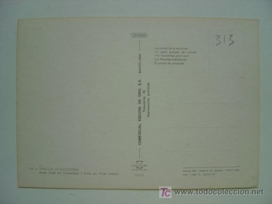 Postales: POSTAL ANDORRA - REF. K-313 - Foto 2