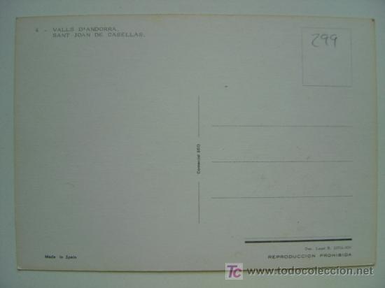 Postales: POSTAL ANDORRA - REF. K-299 - Foto 2