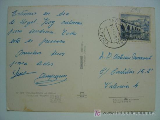 Postales: POSTAL ANDORRA - REF. K-291 - Foto 2