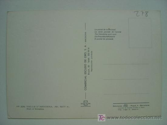 Postales: POSTAL ANDORRA - REF. K-278 - Foto 2