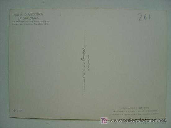 Postales: POSTAL ANDORRA - REF. K-261 - Foto 2