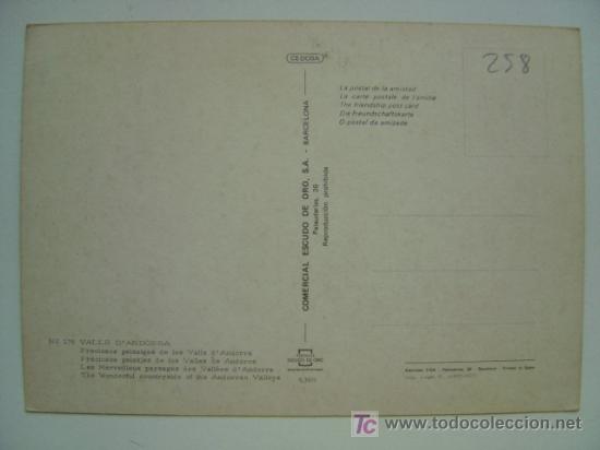 Postales: POSTAL ANDORRA - REF. K-258 - Foto 2