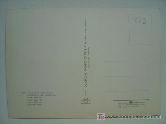 Postales: POSTAL ANDORRA - REF. K-253 - Foto 2