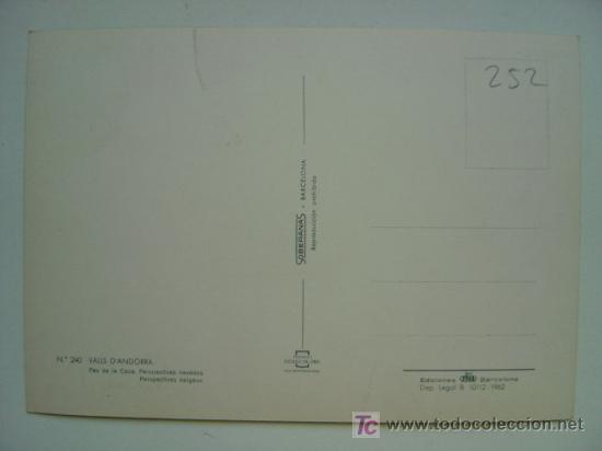Postales: POSTAL ANDORRA - REF. K-252 - Foto 2