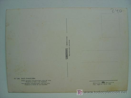 Postales: POSTAL ANDORRA - REF. K-240 - Foto 2