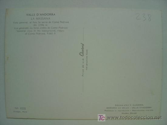 Postales: POSTAL ANDORRA - REF. K-238 - Foto 2