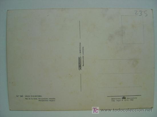 Postales: POSTAL ANDORRA - REF. K-235 - Foto 2
