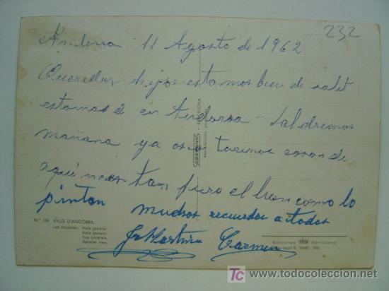 Postales: POSTAL ANDORRA - REF. K-232 - Foto 2
