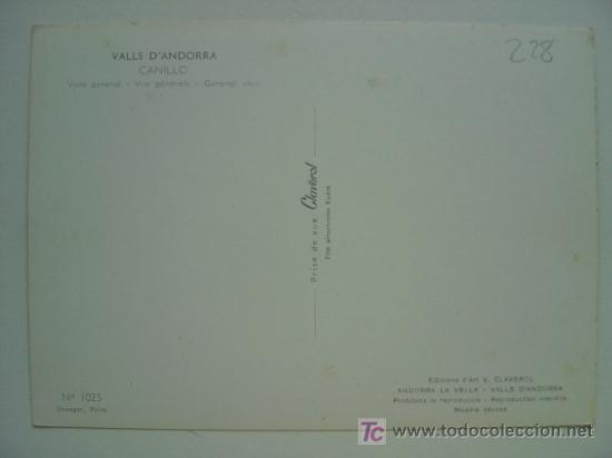 Postales: POSTAL ANDORRA - REF. K-228 - Foto 2