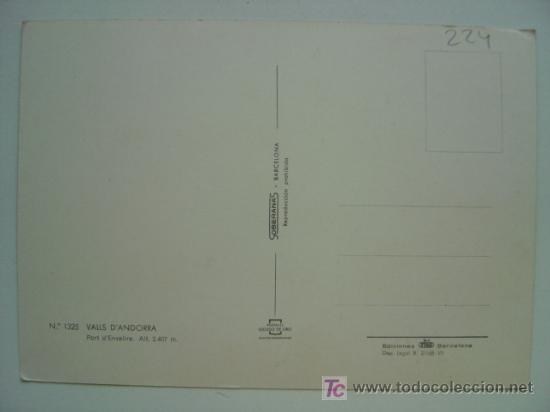Postales: POSTAL ANDORRA - REF. K-224 - Foto 2