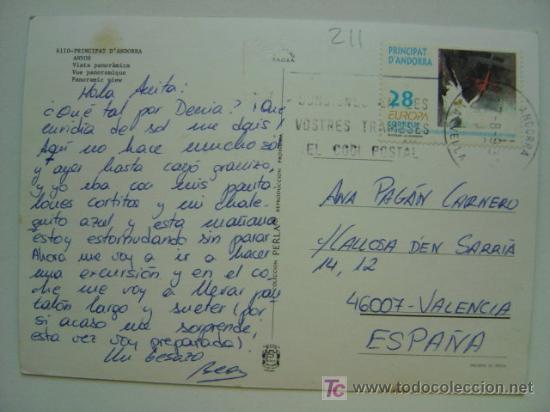 Postales: POSTAL ANDORRA - REF. K-211 - Foto 2