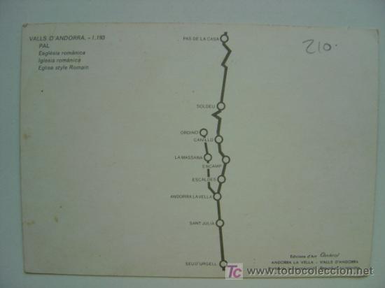 Postales: POSTAL ANDORRA - REF. K-210 - Foto 2