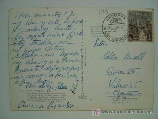 Postales: POSTAL ANDORRA - REF. K-198 - Foto 2