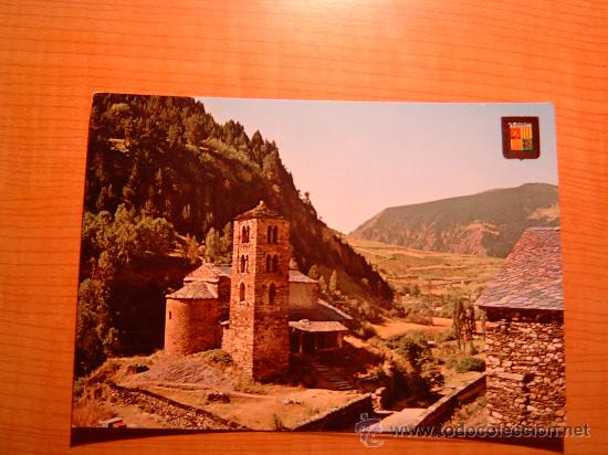 Postais: POSTAL VALLS D &acute;ANDORRA SANT JOAN DE CASELLES ESGLESIA ROMANICA SIN CIRCULAR