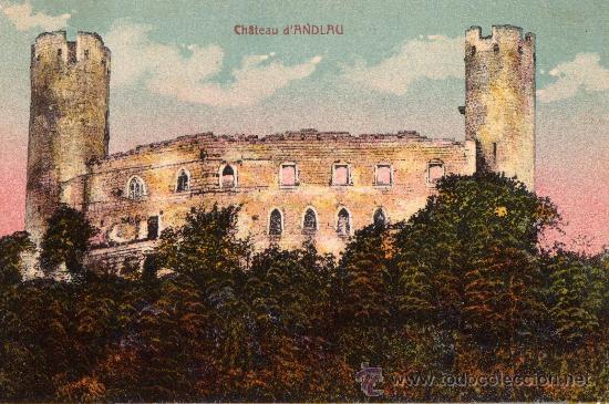 Postales: ANTIGUA POSTAL DE EL CASTILLO D&acute;ANDLAU