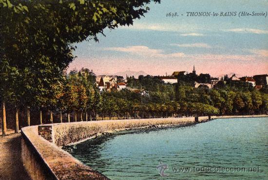 Postales: ANTIGUA POSTAL DE THONON - LES BAINS - Foto 1