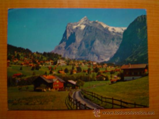 Postais: POSTAL  GRIDELWALD  WETTRHORN SIN CIRCULAR