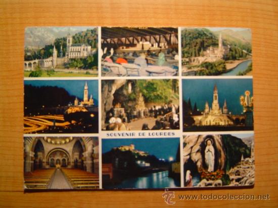 Postales: POSTAL LOURDES CIRCULADA - Foto 1