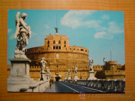 Postales: POSTAL ROMA PONTE E CASTEL S. ANGELO ESCRITA - Foto 1