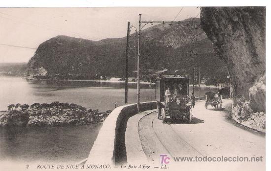 Postales: Route de Nice a Monaco. La Baie d&acute;Eze - Foto 1