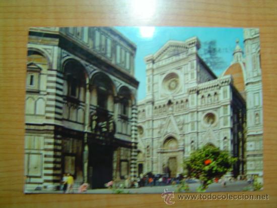 Postales: POSTA&Ntilde; FIRENZE DUOMO E BATTISFERO CIRCULADA - Foto 1