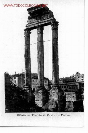 Postales: 7-2ay21. Roma Tempio di Castore e polluce - Foto 1