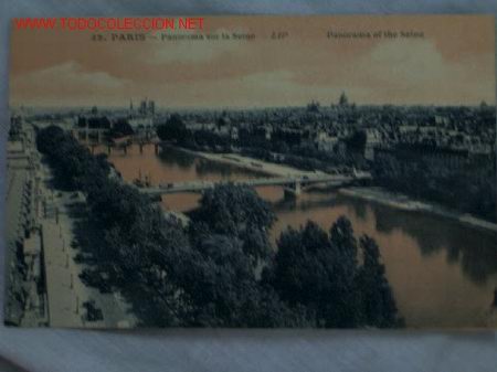 Postales: TARJETA POSTAL PAR&Iacute;S - Foto 1