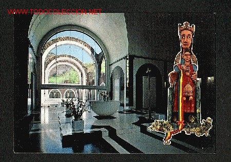 Postales: Postal d' ANDORRA: Santuari de la M.de D&eacute;u de Meritxell (Kolorham, num.AN 2869)