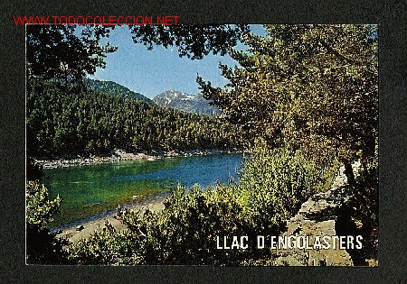 Postales: Postal d' ANDORRA: Llac d'Engolasters (Ed.Iscla, num.102)