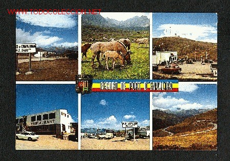 Postales: Postal d' ANDORRA: 6 vistes (Escudo de Oro num.72)