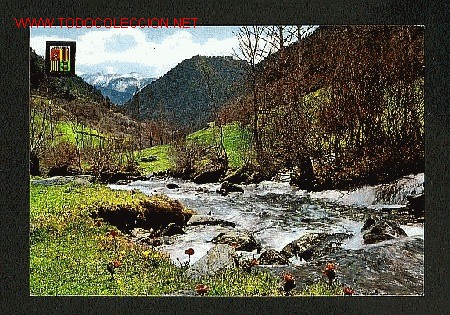 Postales: Postal d' ANDORRA: Vall i Riu d'Arinsal (Ed.Escudo de Oro, num. 2070)