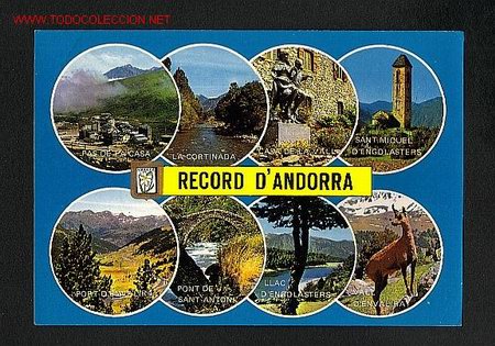 Postales: Postal d' ANDORRA: 8 vistes (Ed.Iscla, num.282)