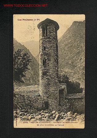 Postales: Postal d' ANDORRA: Capella de Santa Coloma (Labouche, num.1044)