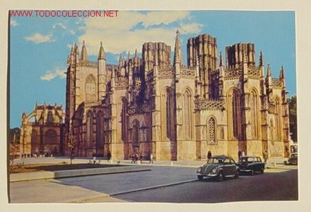 Postales: 291 - BATALHA - PORTUGAL . MONASTERIO LADO SUL . No circulada .