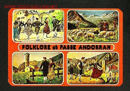 Postales: Postal d' ANDORRA: 4 vistes  (Ed.APA, num. S 3223)
