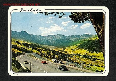 Postales: Postal d' ANDORRA: Port d'Envalira  (Ed.APA, num. 101)