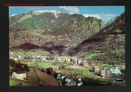 Postales: Postal d' ANDORRA: Les Escaldes, vista general  (Ed.Pantebre, num. 103)