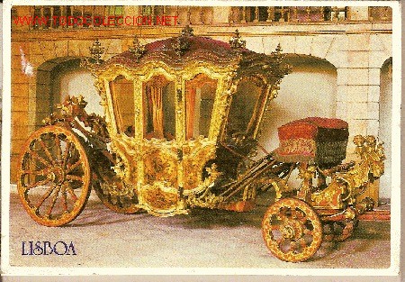 Postales: Museu Nacional dos Coches.Coche do Rei Jo&atilde;o V- S&eacute;culo XVIII. - Foto 9