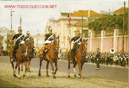 Postales: Pal&aacute;cio de Bel&eacute;m.Render da Guarda. - Foto 7
