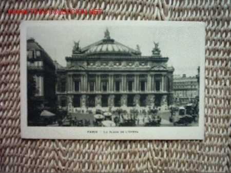 Postales: PARIS- LA PLACE DE L&acute;OPERA. A&Ntilde;OS 20. SIN CIRCULAR