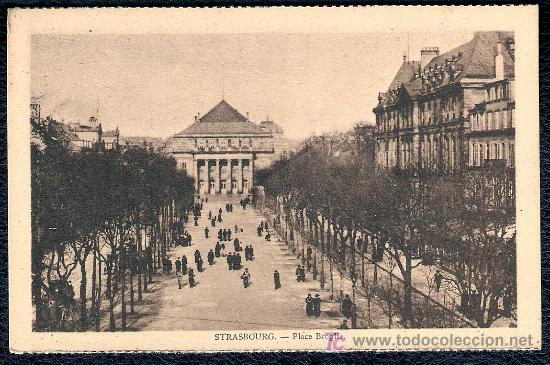 Postales: POSTAL DE STRASBOURG - PLACE BROGLIE - Foto 1