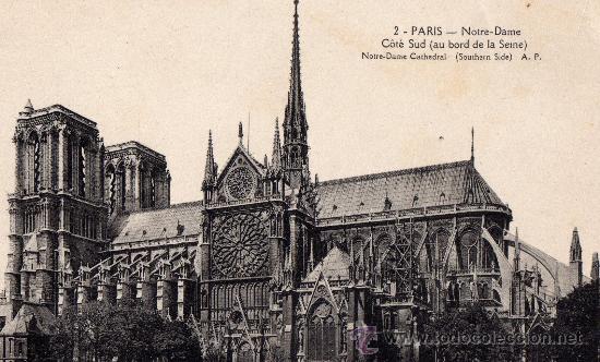 Postales: PARIS-NOTRE DAMME