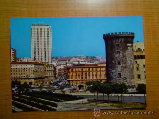 Postales: POSTAL NAPOLI IL GRATACIELO VISTO DA PLAZZA MUNICIPIO SIN CIRCULAR
