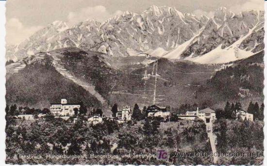 Postkarten: Postal Antigua : Innsbruck. Hungerburgbahn, Hungerburg und Seegrube