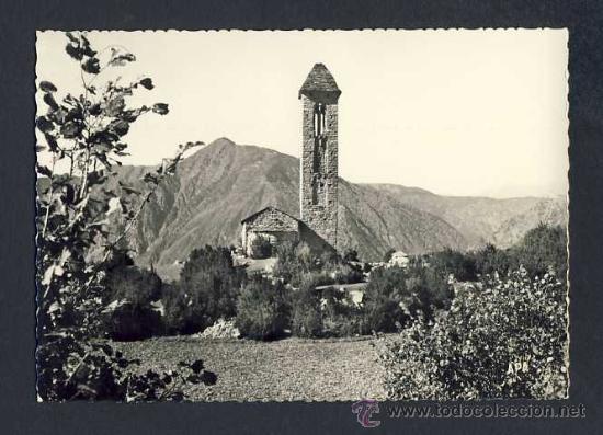 Postales: Postal d' ANDORRA: Les Escaldes, capella de Sant Miquel d' Engolasters (APA num.97)