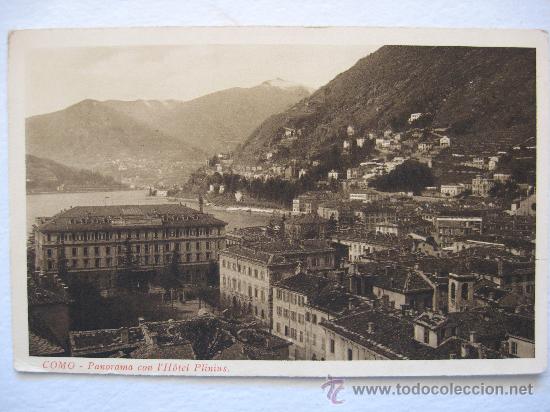 Postales: ITALIA, COMO , HOTEL PLINIUS. - Foto 1