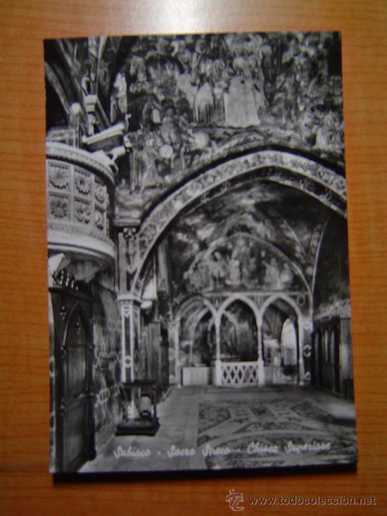Postcards: POSTAL SUBIACO SACRO SPECO CHIESA SUPERIORE   SIN CIRCULAR